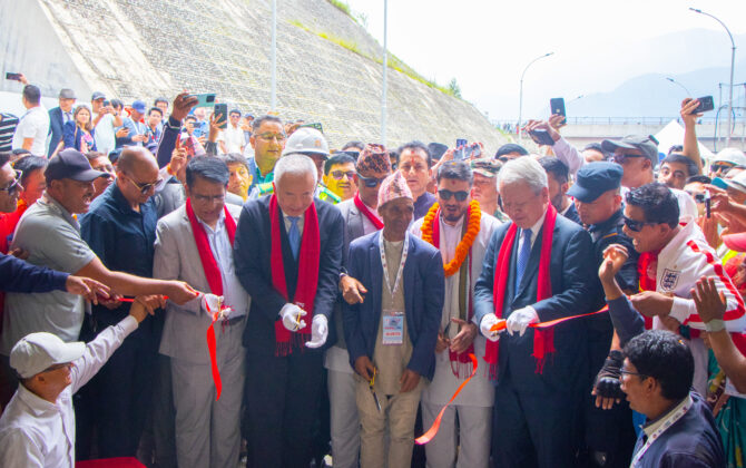 नागढुंगा सुरुङमार्गको उद्घाटन, पहिलो चरणमा एम्बुलेन्स र दमकल मात्र चल्ने
