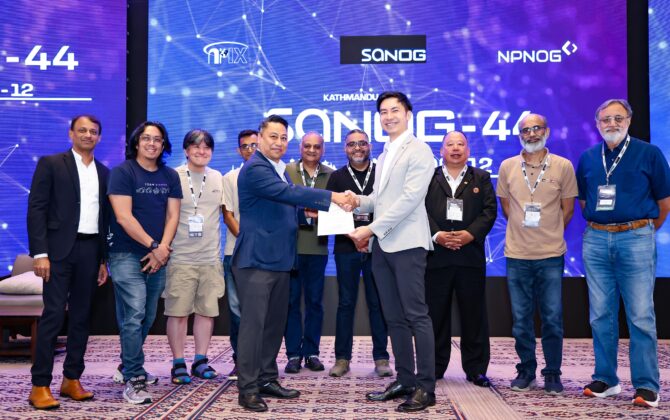 दक्षिण एसियाको इन्टरनेट पूर्वाधार सुदृढ गर्न APNIC र SANOG बीच सम्झौता