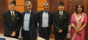 पूर्वराजा ज्ञानेन्द्र शाह र धवलशम्शेर राणाबीच भेटवार्ता