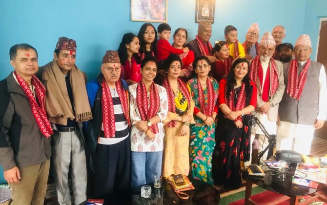 कवयित्री कल्पना अधिकारी भट्टराईकाे चाैथाे कृति सासू आमा गीति काव्यकाे लाेकार्पण