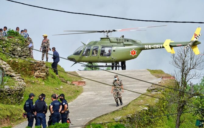 दक्षिण कोरियाली उद्धार टोली धुन्चेमा, भोटेकोसी बाढी प्रभावित क्षेत्रमा खोज तथा उद्धार सुरु