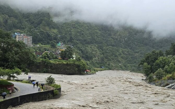 काठमाडौँसहित ५८ जिल्लामा बाढीको ‘अलर्ट’